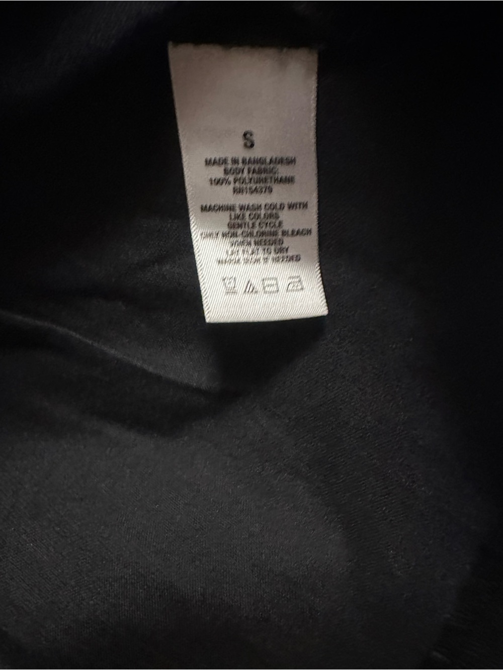 Aeropostale Black Faux Leather Skater Skirt Size Small - Picture 7 of 8